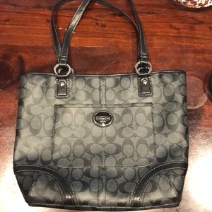 Black coach purse